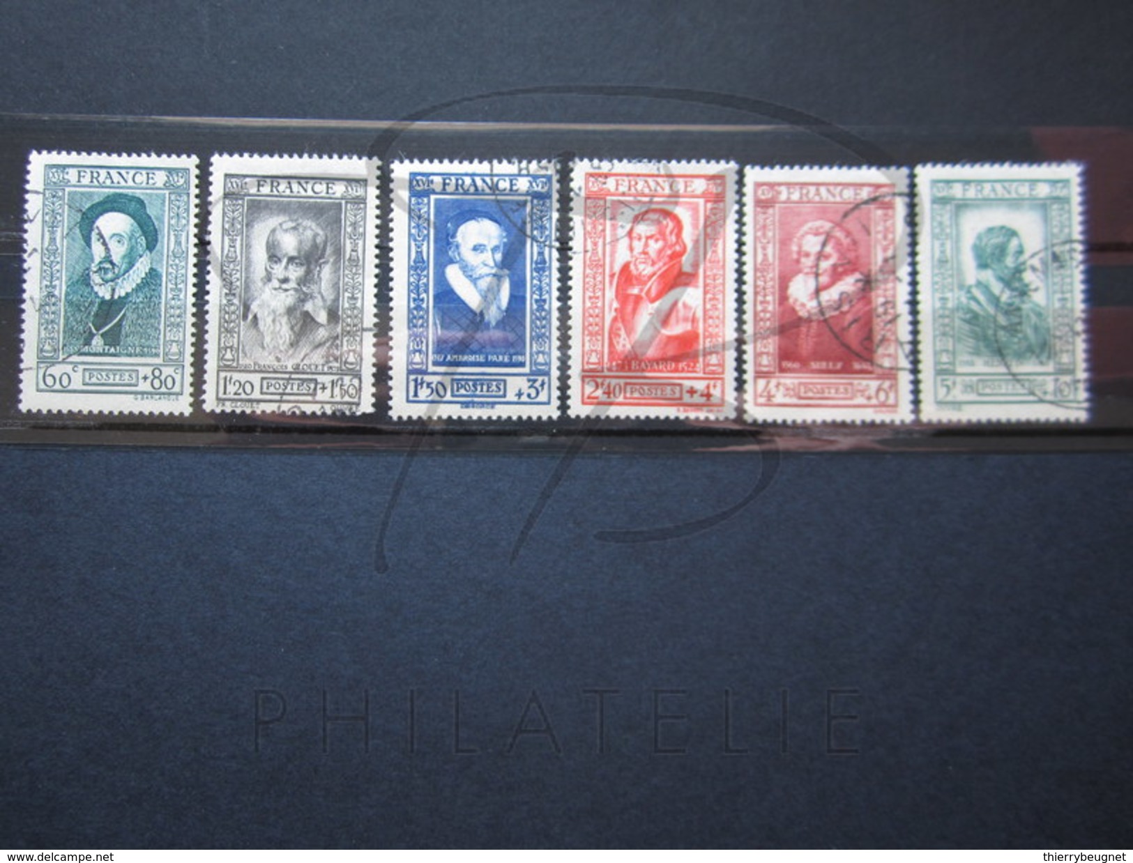 VEND BEAUX TIMBRES DE FRANCE N° 587 - 592 !!!! - Usati