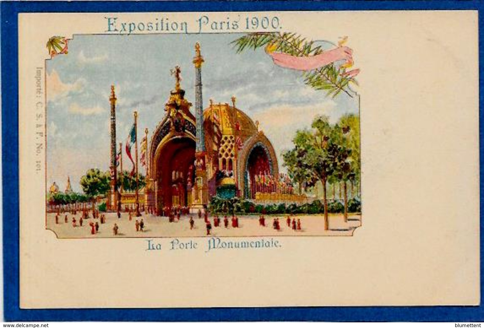 CPA Exposition Universelle 1900 PARIS Non Circulé Dos Non Séparé - Ausstellungen