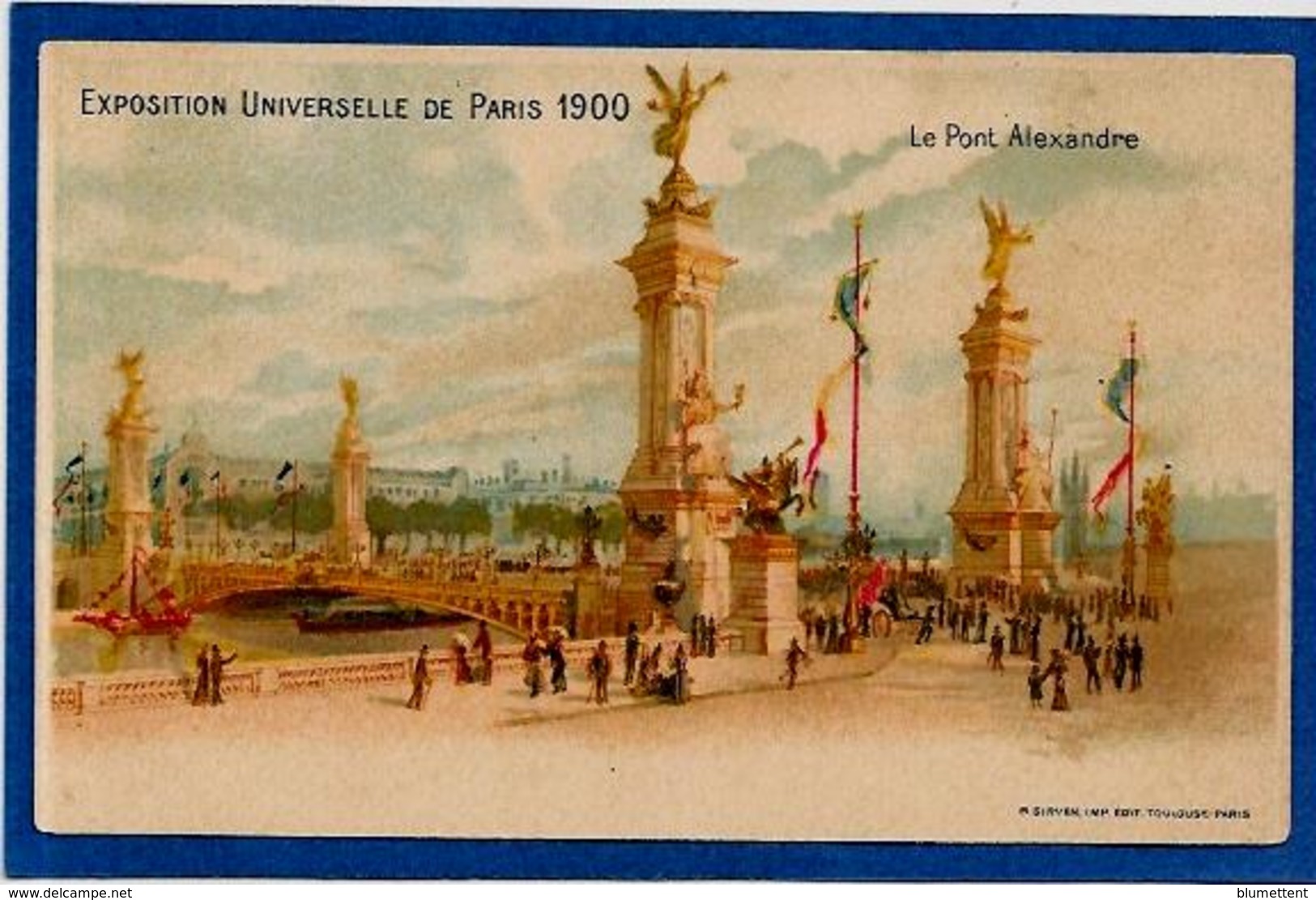 CPA Exposition Universelle 1900 PARIS Non Circulé Dos Non Séparé - Ausstellungen