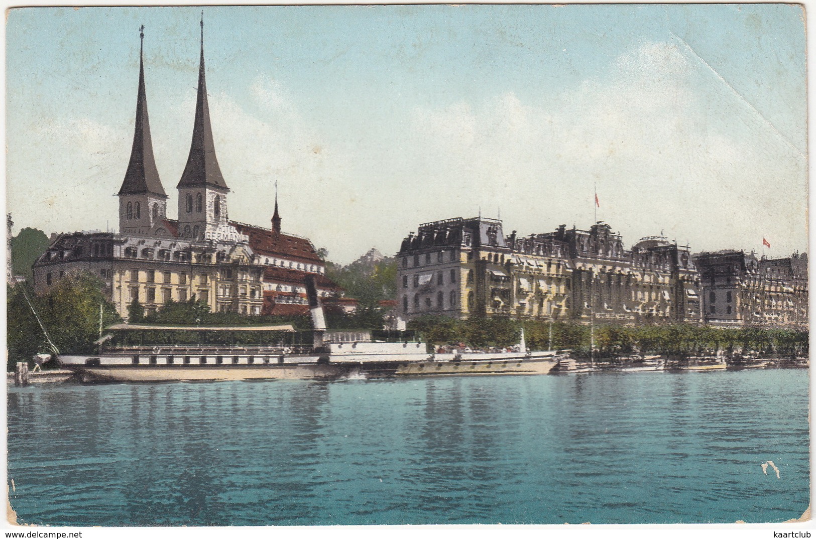 Luzern - Nationalquai - DAMPFER / BATEAU à VAPEUR - (Schweiz/Suisse) - Lucerna