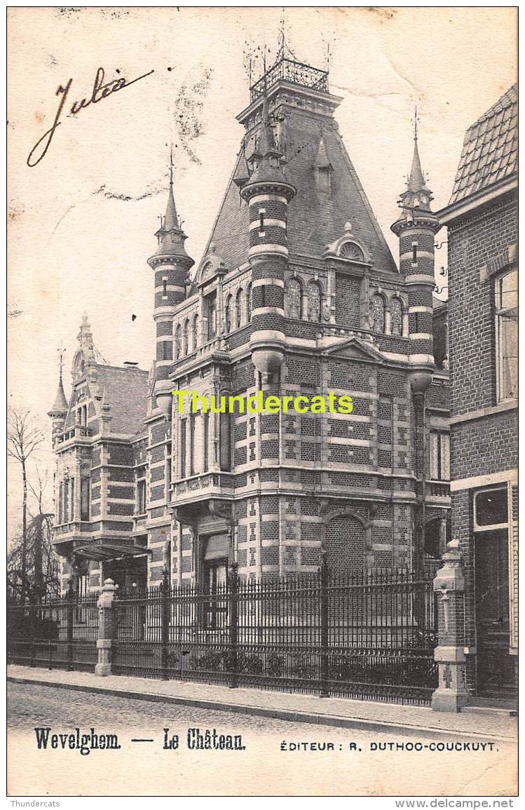 CPA  WEVELGHEM WEVELGEM LE CHATEAU - Wevelgem