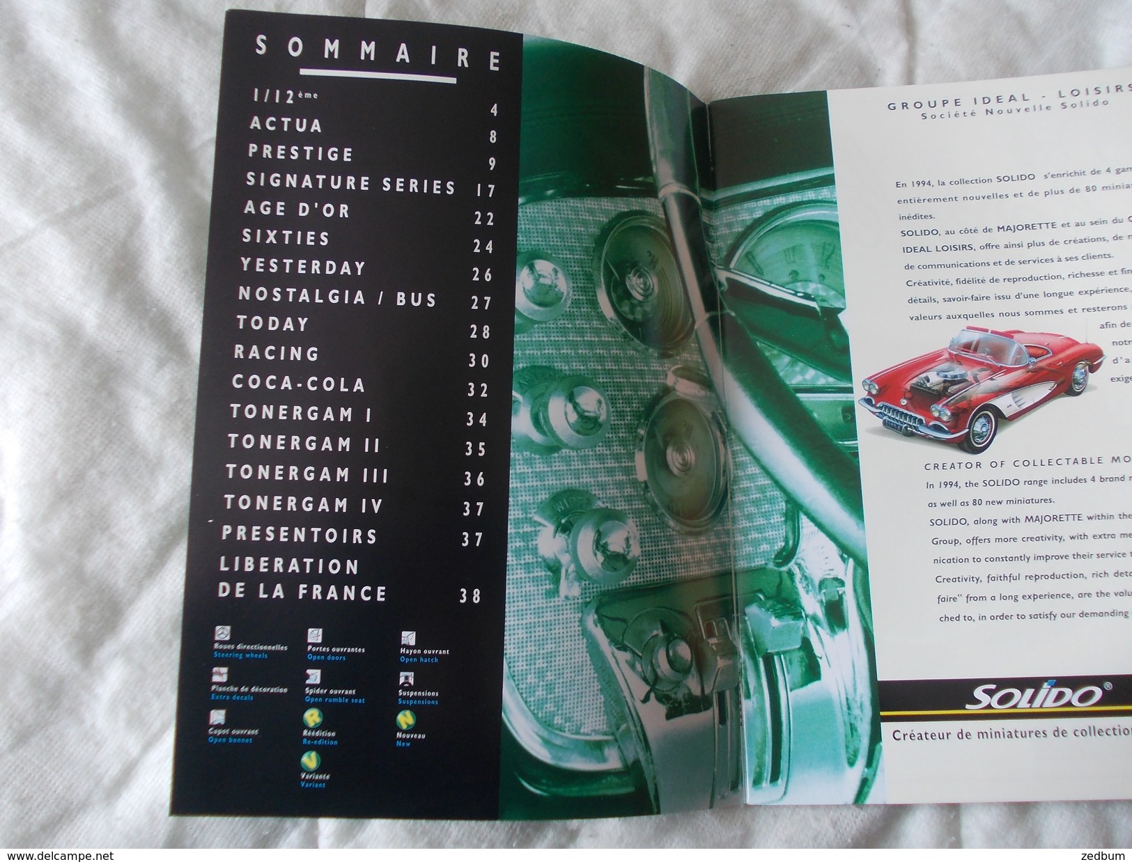 Catalogue Solido 1994 - Modellismo