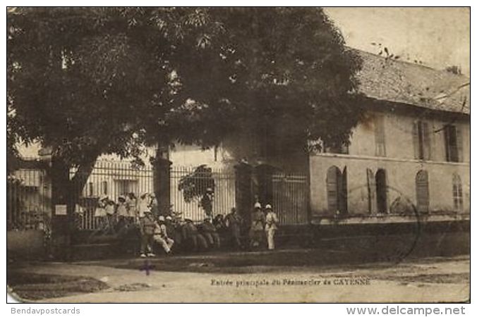 French Guyana, CAYENNE, Entrée Principale Du Pénitencier, Prison Jail (1933) - Other & Unclassified