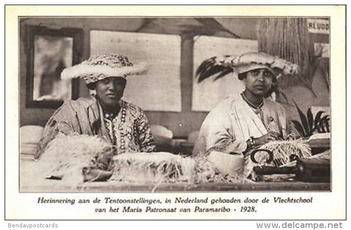 Suriname, Expo Rememberance Maria Patronage Braiding School Of Paramaribo (1928) - Suriname