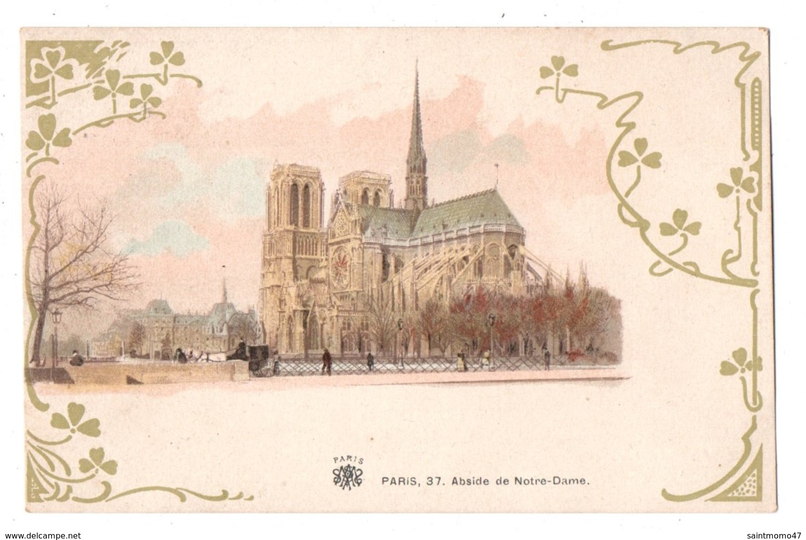 75 - PARIS . ABSIDE DE NOTRE-DAME - Réf. N°672 - - Notre Dame De Paris