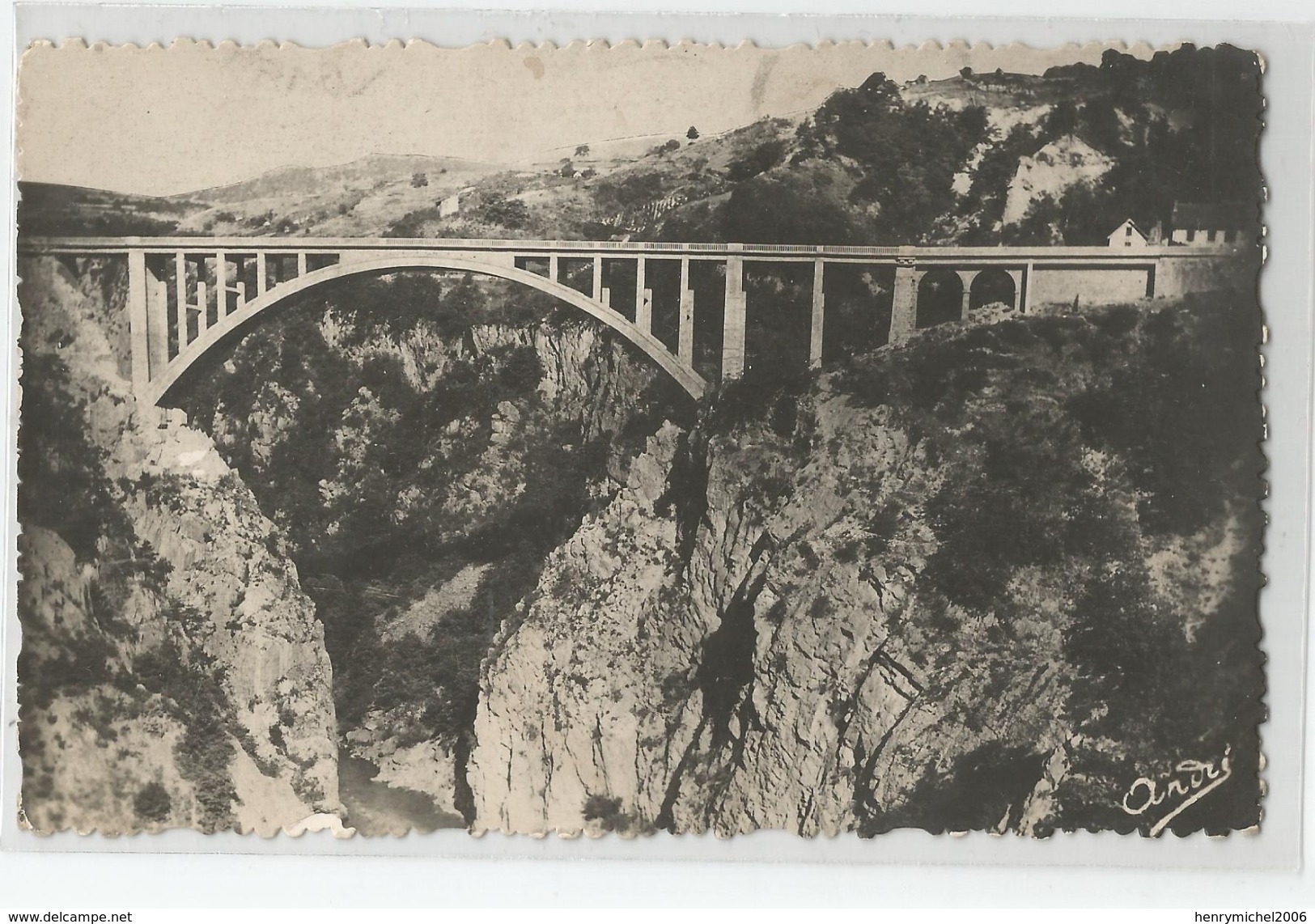 Isère - 38 - Route De La Mure A Mens Le Pont De Ponsonnas Ed André Grenoble - La Mure