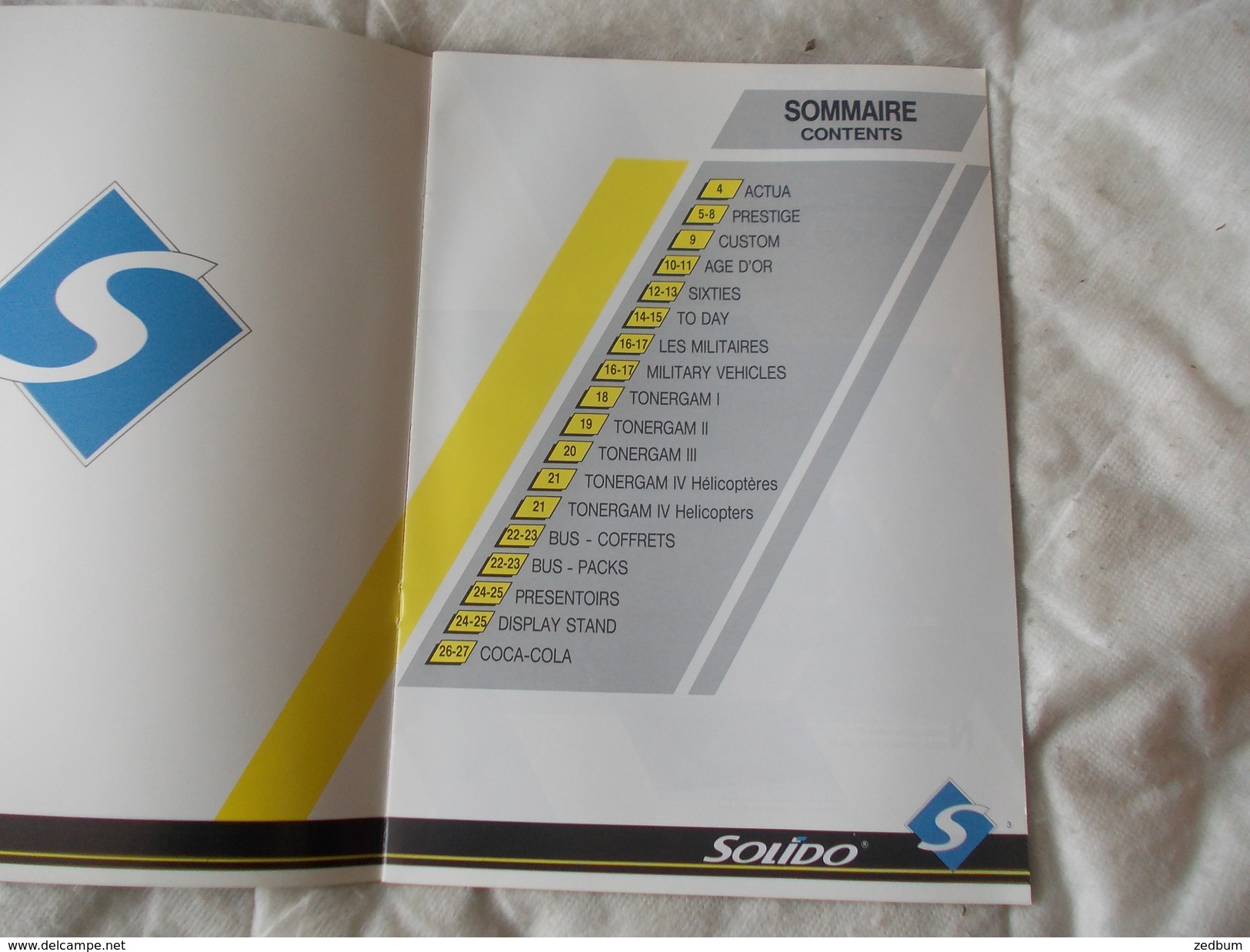 Catalogue Solido 1991 - Modellbau