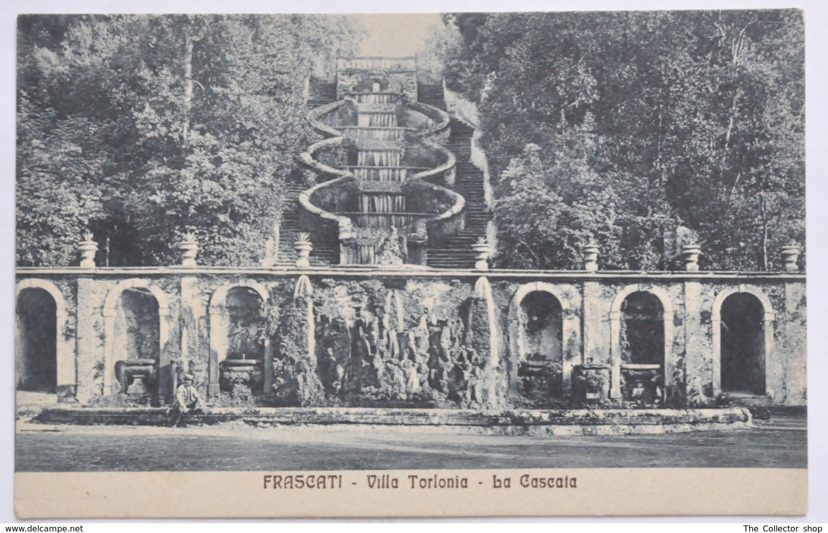 CARTOLINA " FRASCATI - VILLA TORLONIA"  VIAGGIATA  ANNI '40 - Altri & Non Classificati