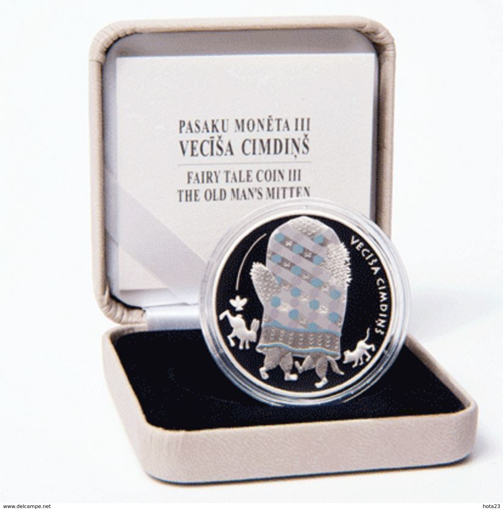 5 Euro Fairy Tale Coin III The Old Man's Mitten 2017 Latvia Silver PROOF Silber - Lettonie