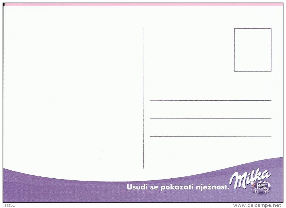 Chocolate Milka - Happy Holidays, 2014., Croatia, Postcard - Not Used ! - Chocolat