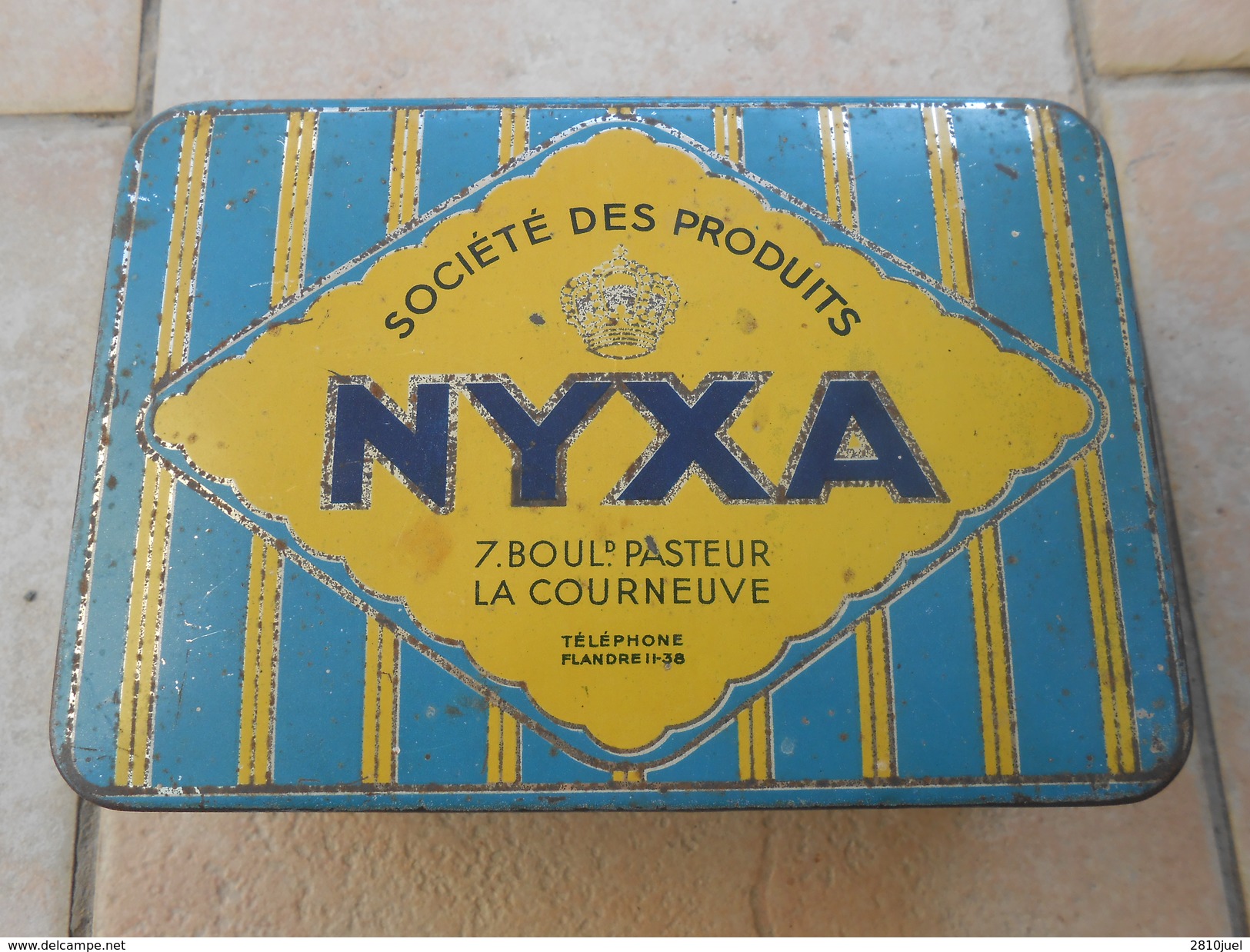 Boîte Métal NYXA Citron - Scatole