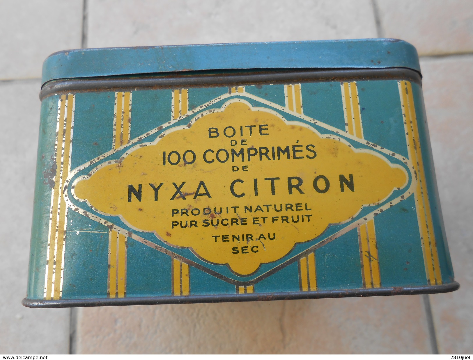 Boîte Métal NYXA Citron - Scatole