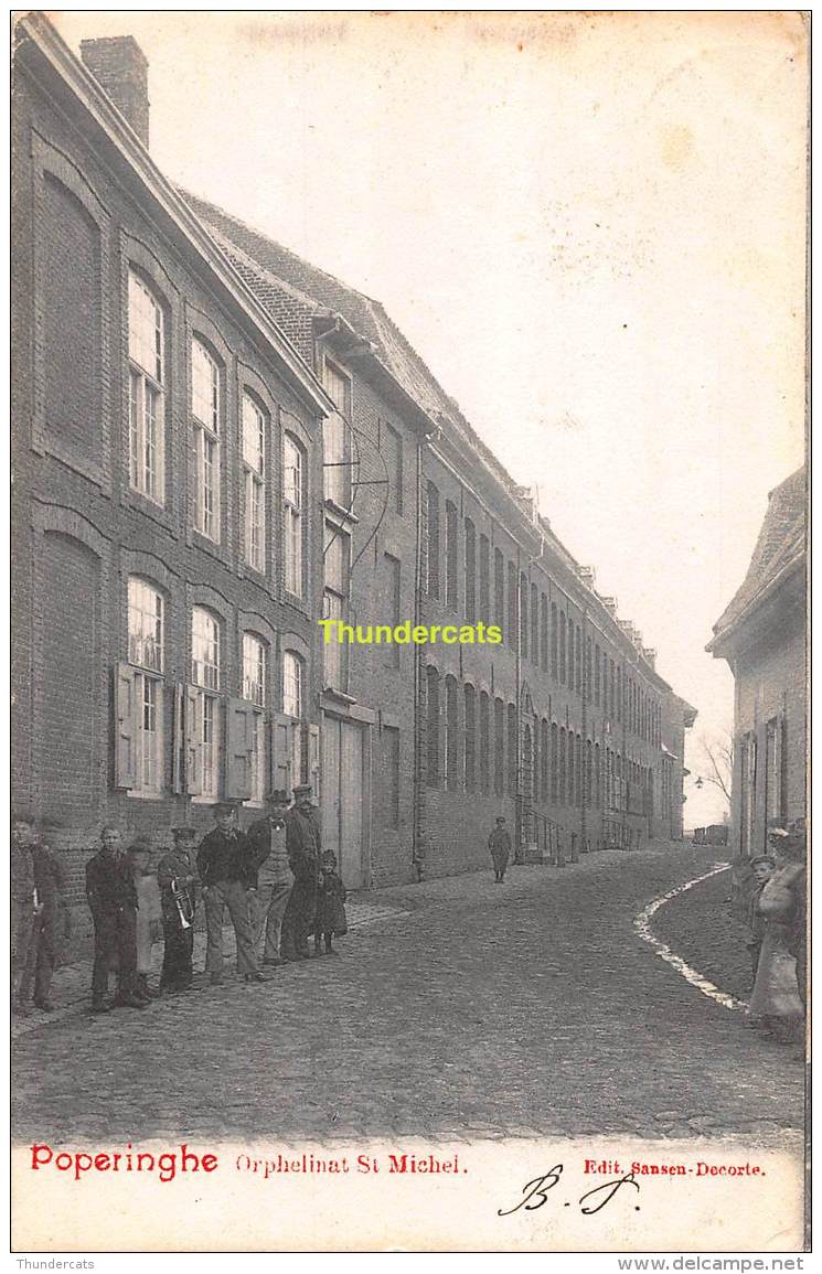 CPA POPERINGE POPERINGHE ORPHELINAT ST MICHEL - Poperinge