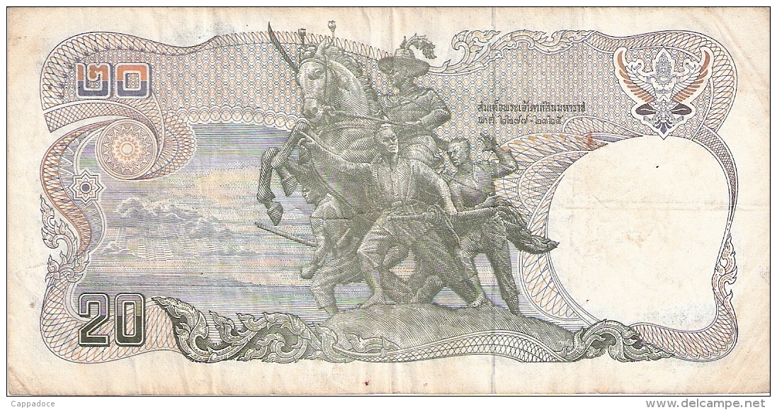 THAILANDE   20 Baht   ND (1981)   P. 88 - Thaïlande