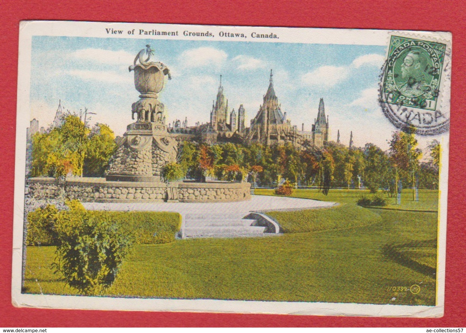 Ottawa  --  View Of Parliament Grounds - Ottawa