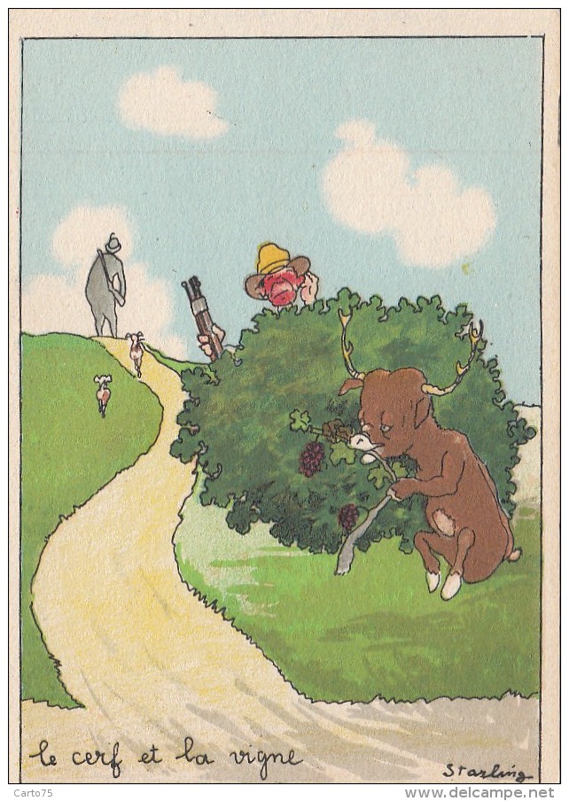 Contes Fables Et Légendes - Le Cerf Et La Vigne - Fairy Tales, Popular Stories & Legends