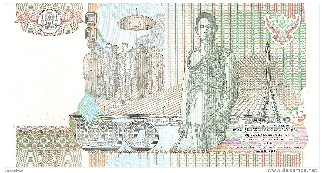 THAILANDE   20 Baht   ND (2003)   P. 109 - Thaïlande