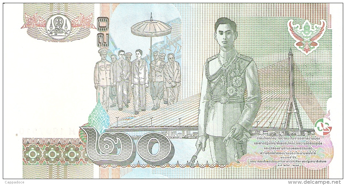THAILANDE   20 Baht   ND (2003)   P. 109 - Thailand