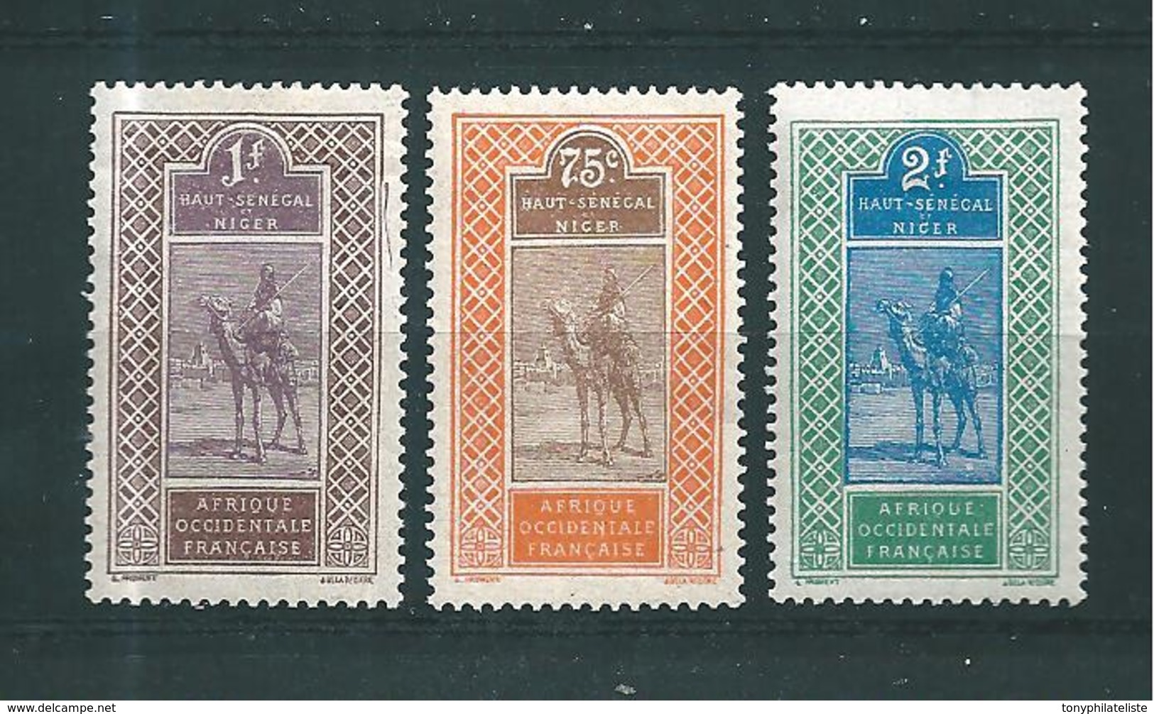 Colonie Haut Sénégal Et Niger Timbres De 1914/17 N°31 A 33  Neufs * - Ungebraucht