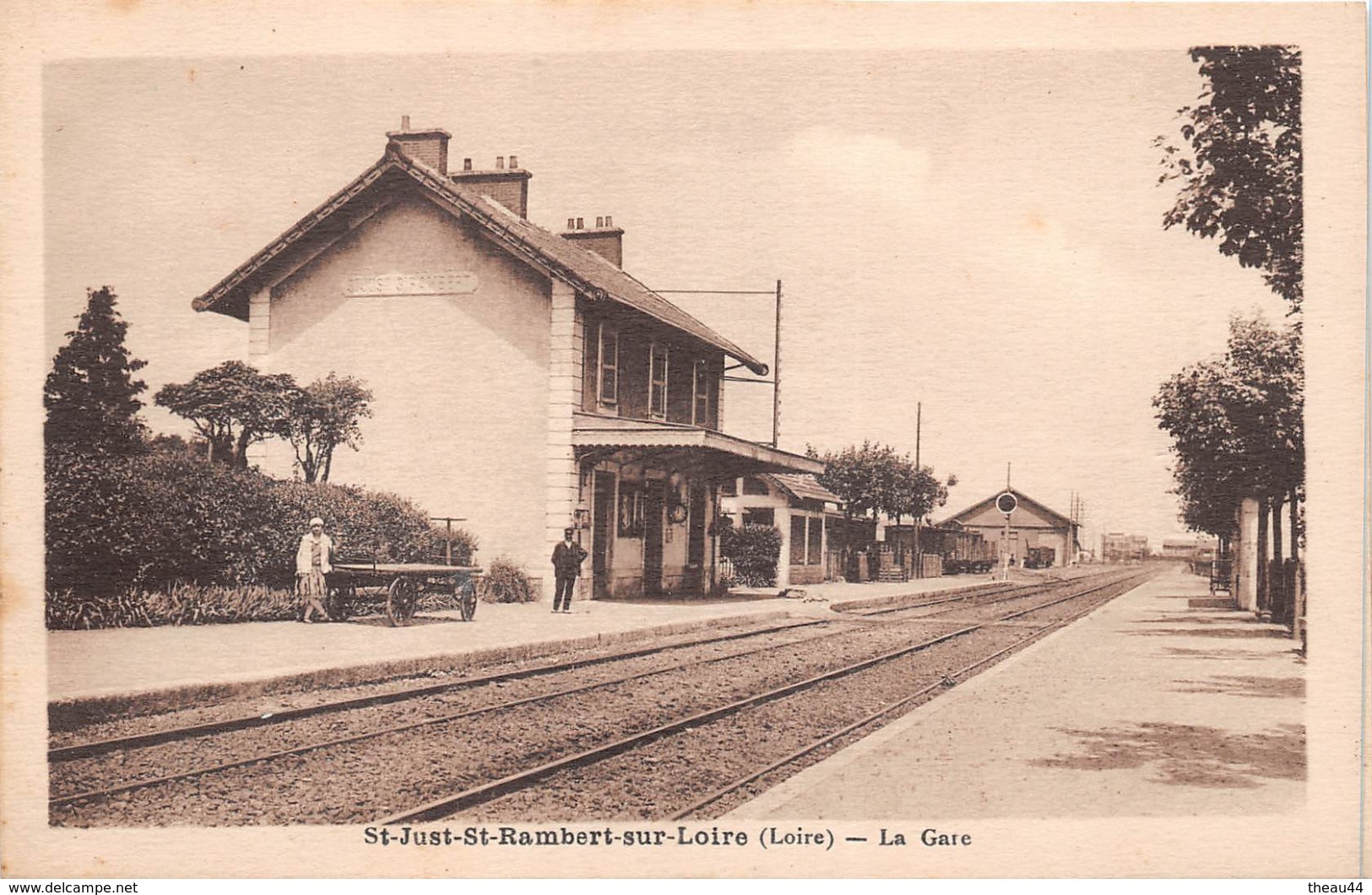 ¤¤  -  SAINT-JUST-SAINT-RAMBERT   -  La Gare  -  Chemin De Fer       -  ¤¤ - Saint Just Saint Rambert