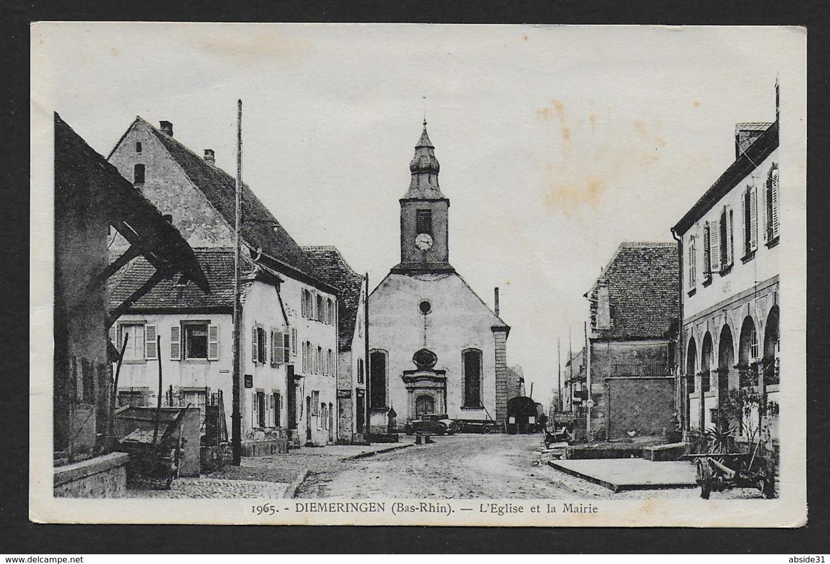 DIEMERINGEN - L' Eglise Et La Mairie - Diemeringen