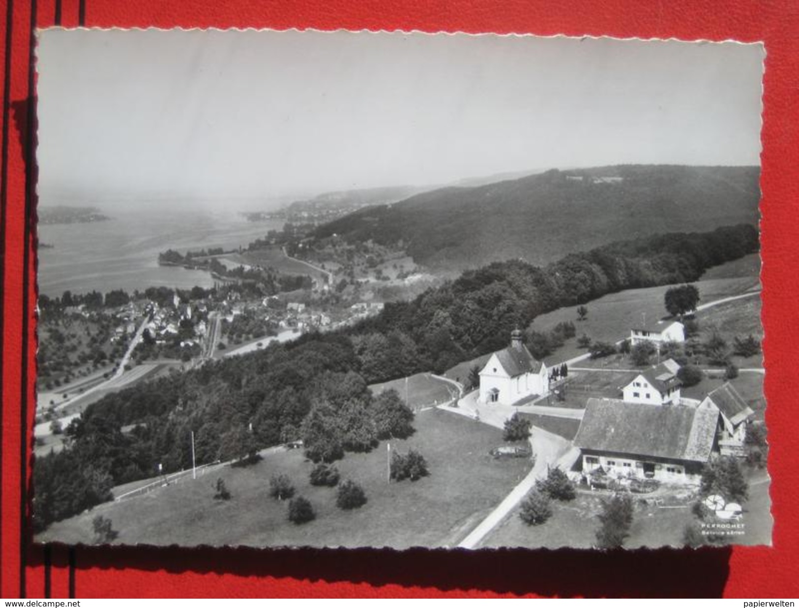 Mammern (TG) - Flugaufnahme Wallfahrtsort Klingenzell - Mammern