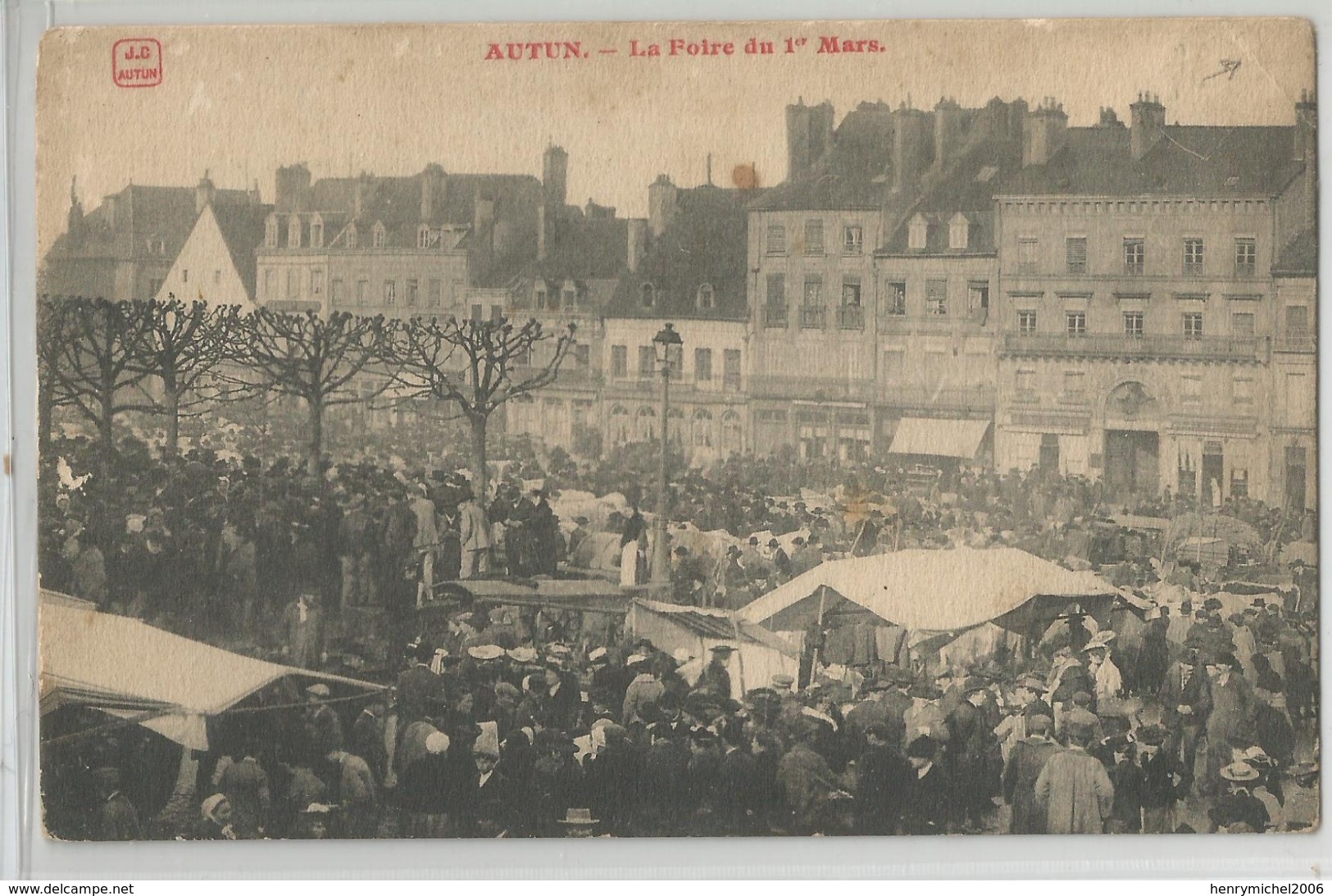 71 Saone Et Loire - Autun La Foire Du 1er Mars - Autun