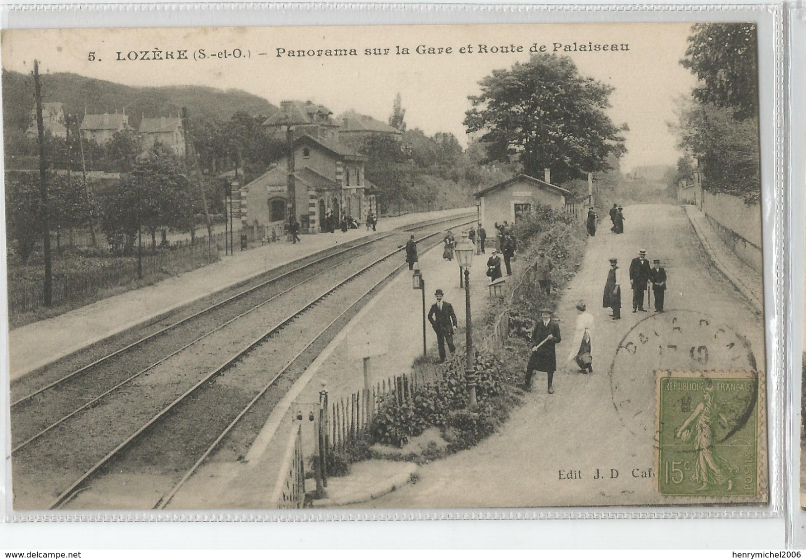 95 Val D'oise - Lozère Panorama Sur La Gare Et Route De Palaiseau - Other & Unclassified