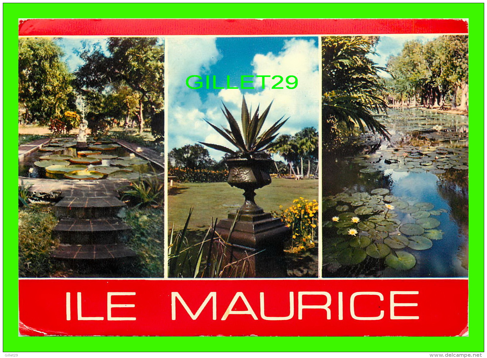 ILE MAURICE, MAURITIUS - LES JARDINS - CIRCULÉE EN 1974 - - Maurice