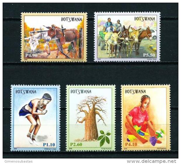 Botswana  N&ordm; Yvert  1002/6  En Nuevo - Botswana (1966-...)