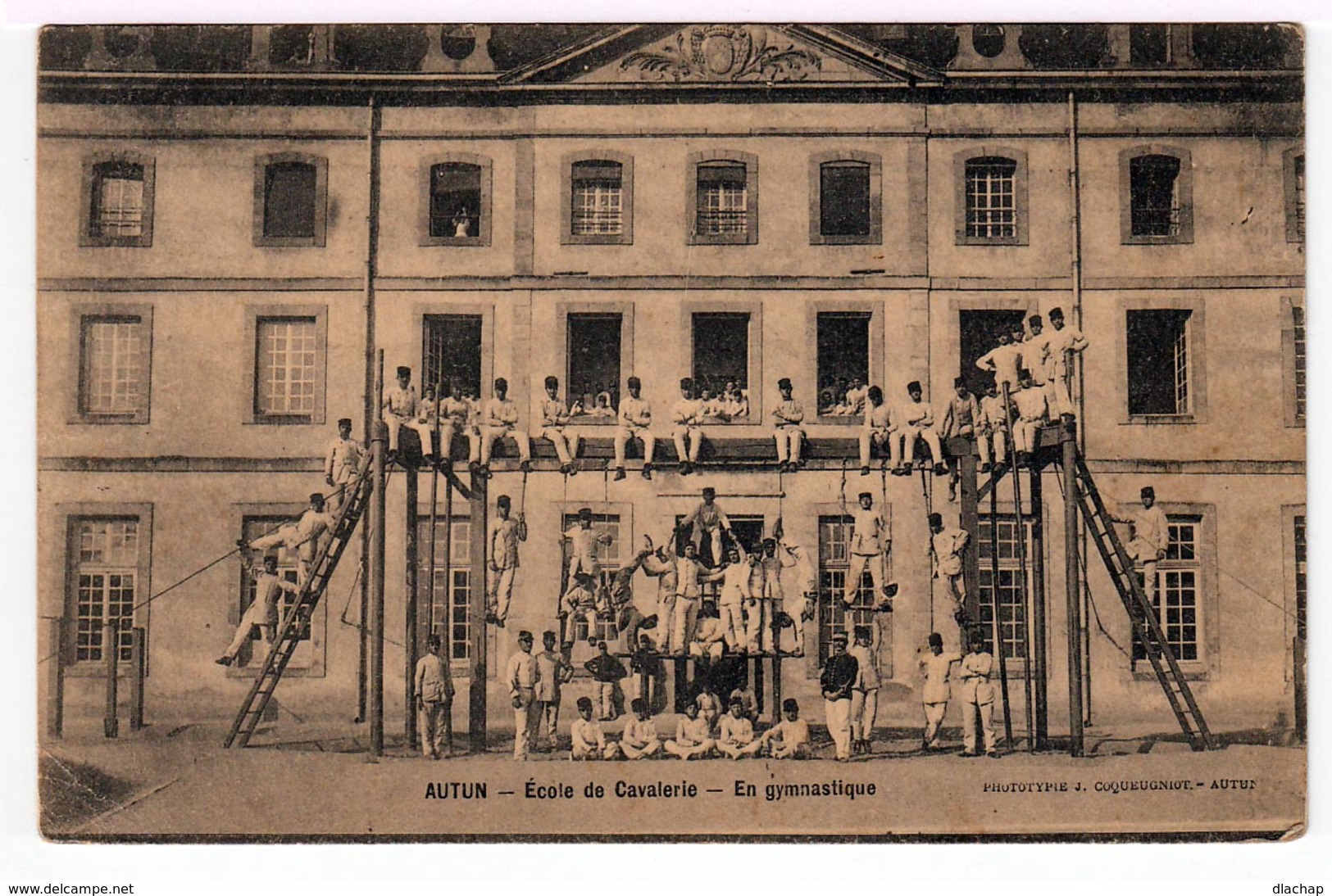 Autun. Ecole De Cavalerie. En Gymnastique. (1327) - Casernes