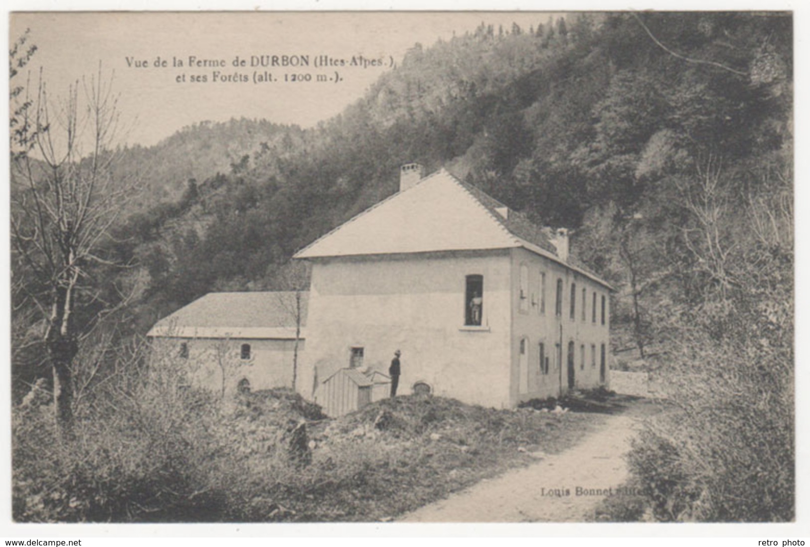 Cpa Vue De La Ferme De Durbon ( Hautes-Alpes ) Et Ses Forêts - Autres & Non Classés