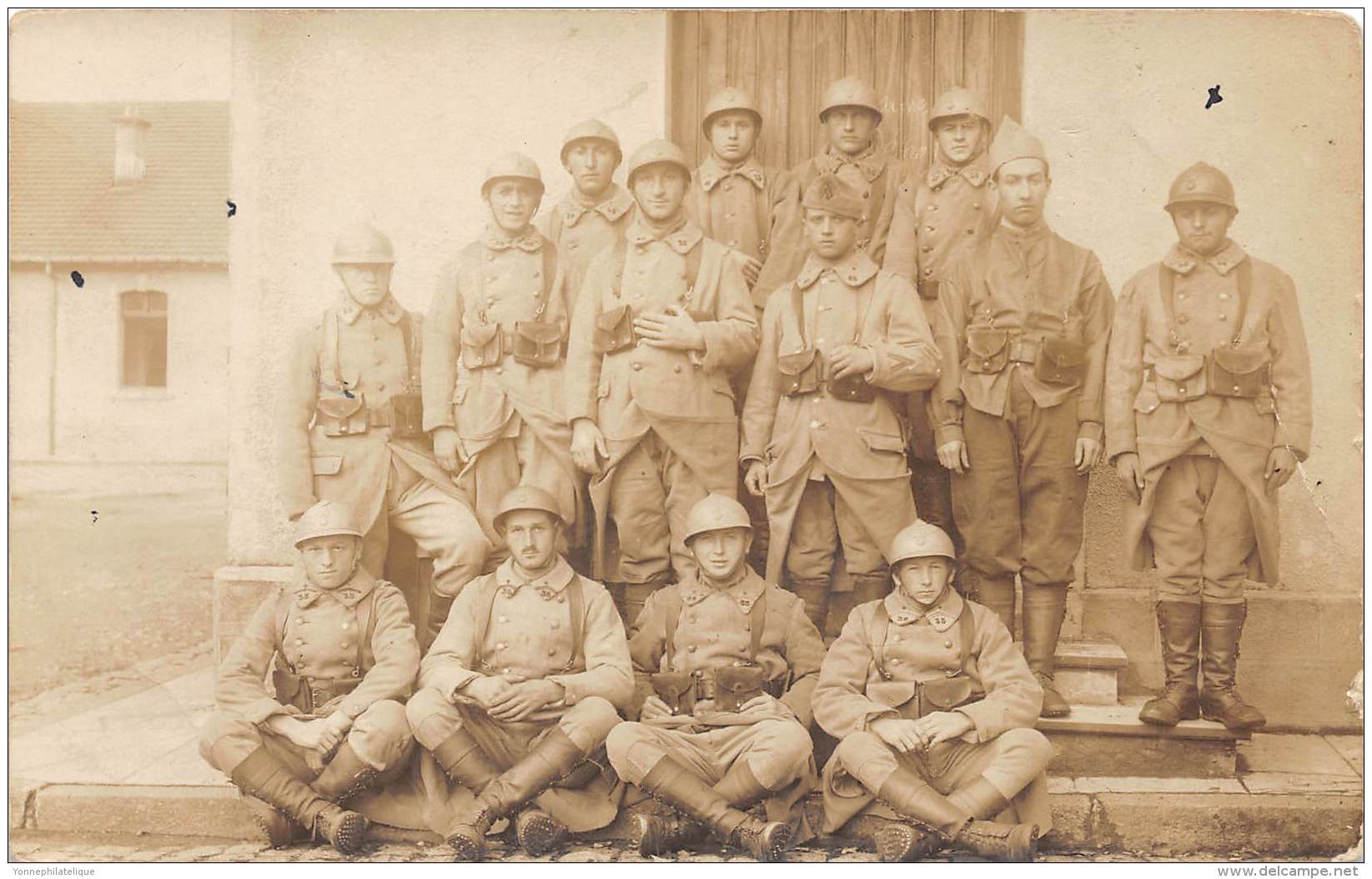 90 - TERRITOIRE DE BELFORT / Giromagny - Carte Photo - Militaria - Giromagny