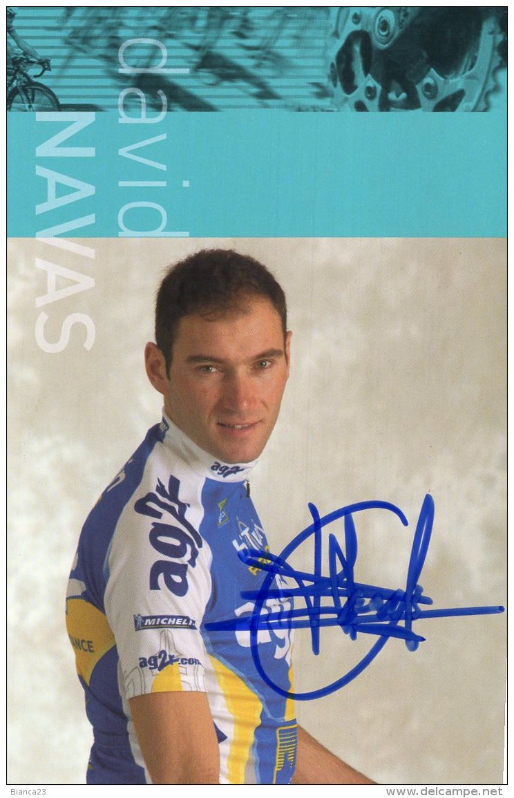 5933 CP Cyclisme  David Navas   Dédicacée - Cyclisme