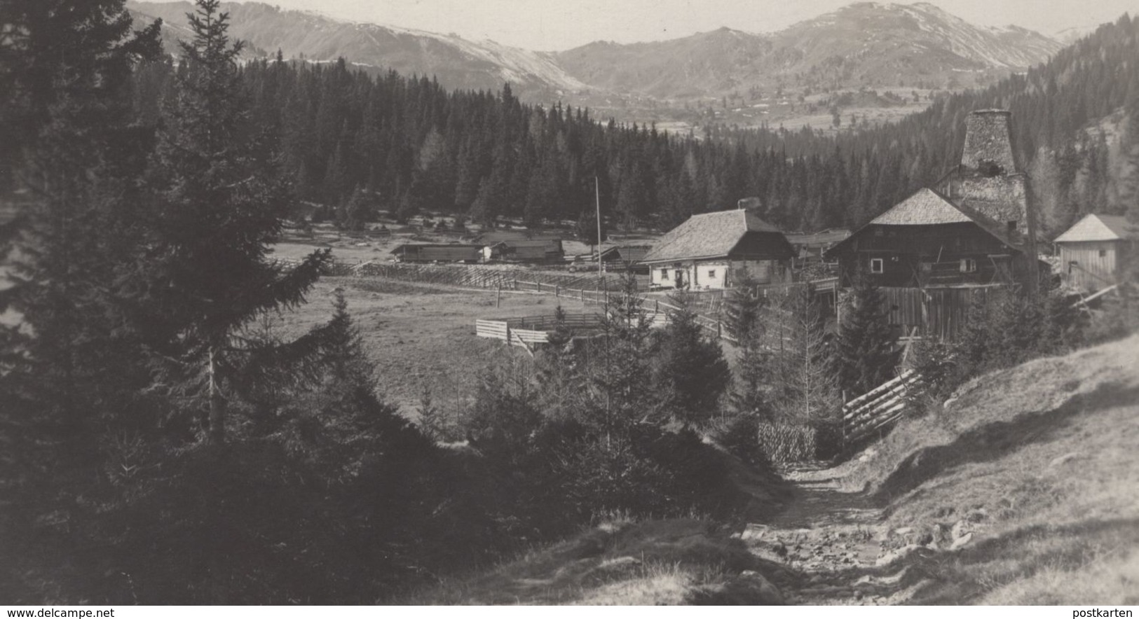 ALTE POSTKARTE SCHMELZ BEI OBDACH FLOSSOFEN STEIERMARK PANORAMA ÖSTERREICH Austria Ansichtskarte Postcard AK Cpa - Obdach