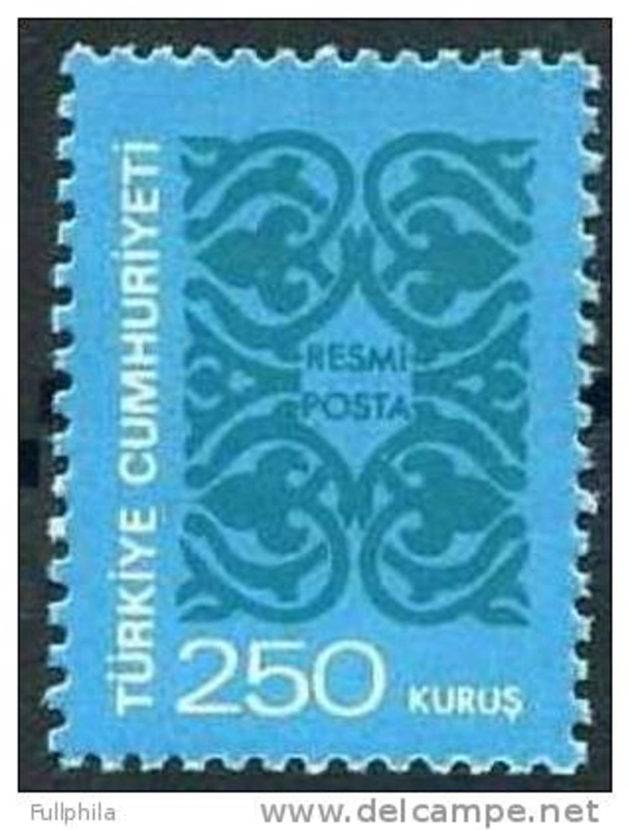 1977 TURKEY OFFICIAL STAMP MNH ** - Timbres De Service