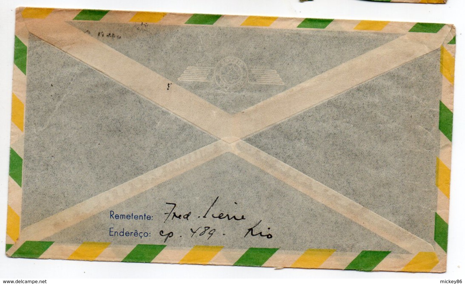Brésil--1947--lettre  Pour Toulouse (France)--timbres  -- Cachets - Briefe U. Dokumente