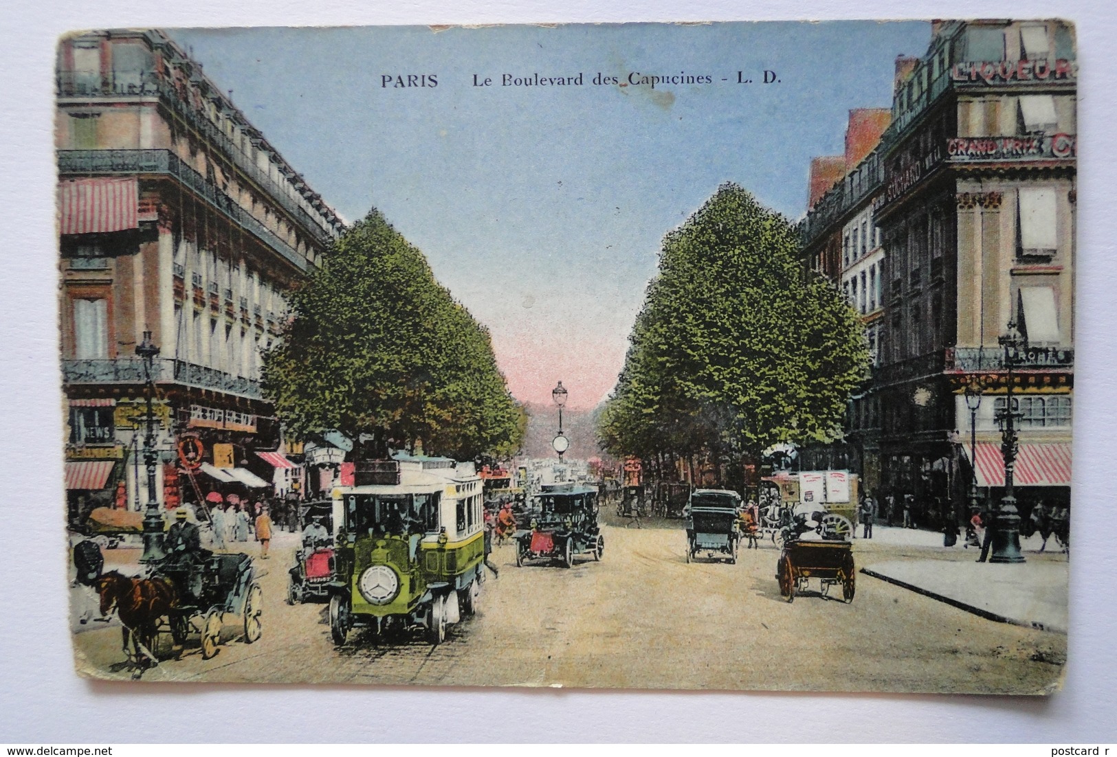 France Paris Le Boulevard Des Capucines 1922  A 120 - Plazas