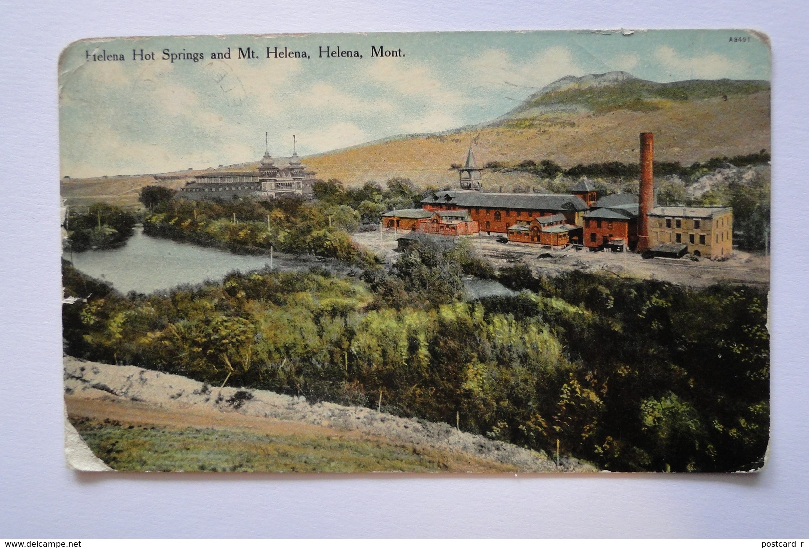 United States Montana   Helena Montana Hot Springs Mt Helena 1918  A 120 - Helena