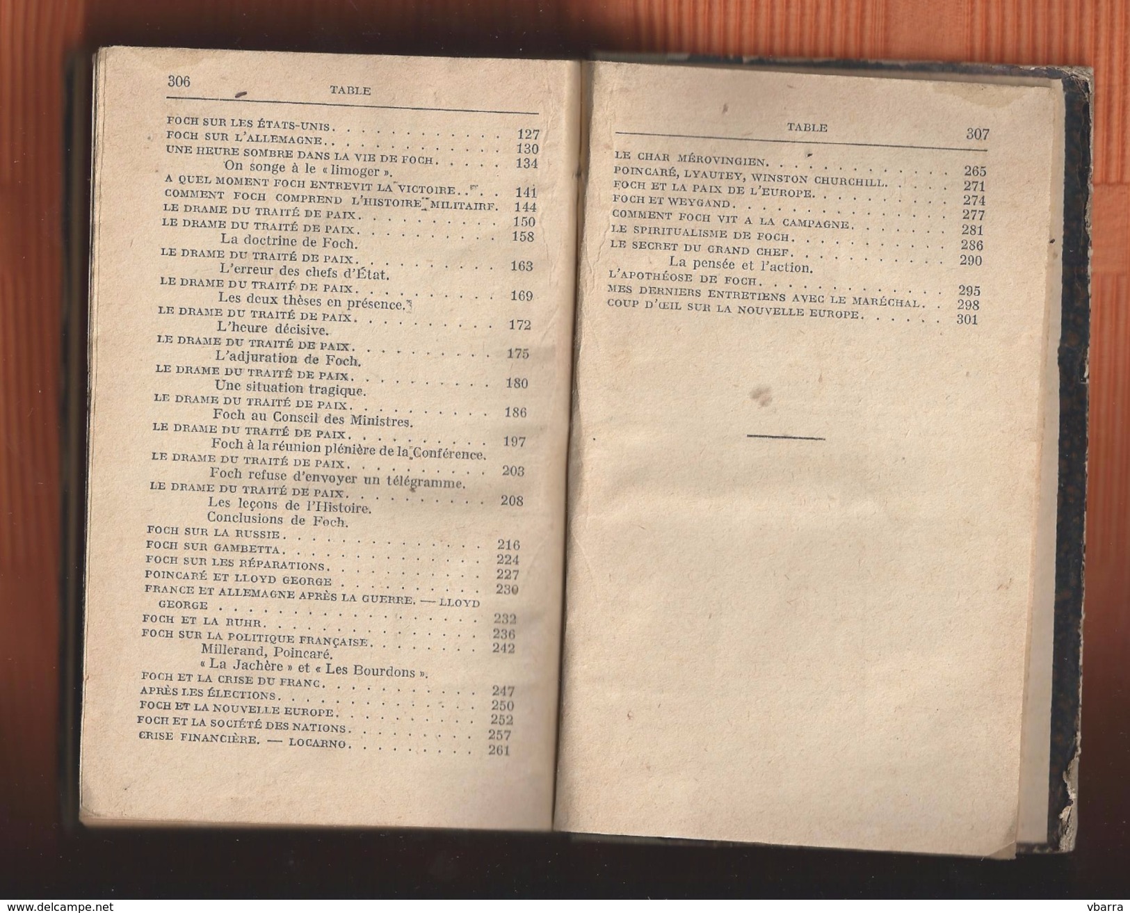 Le Mémorial FOCH. Edité en 1932 306 pages Edition France Warfare guerre de stratégie