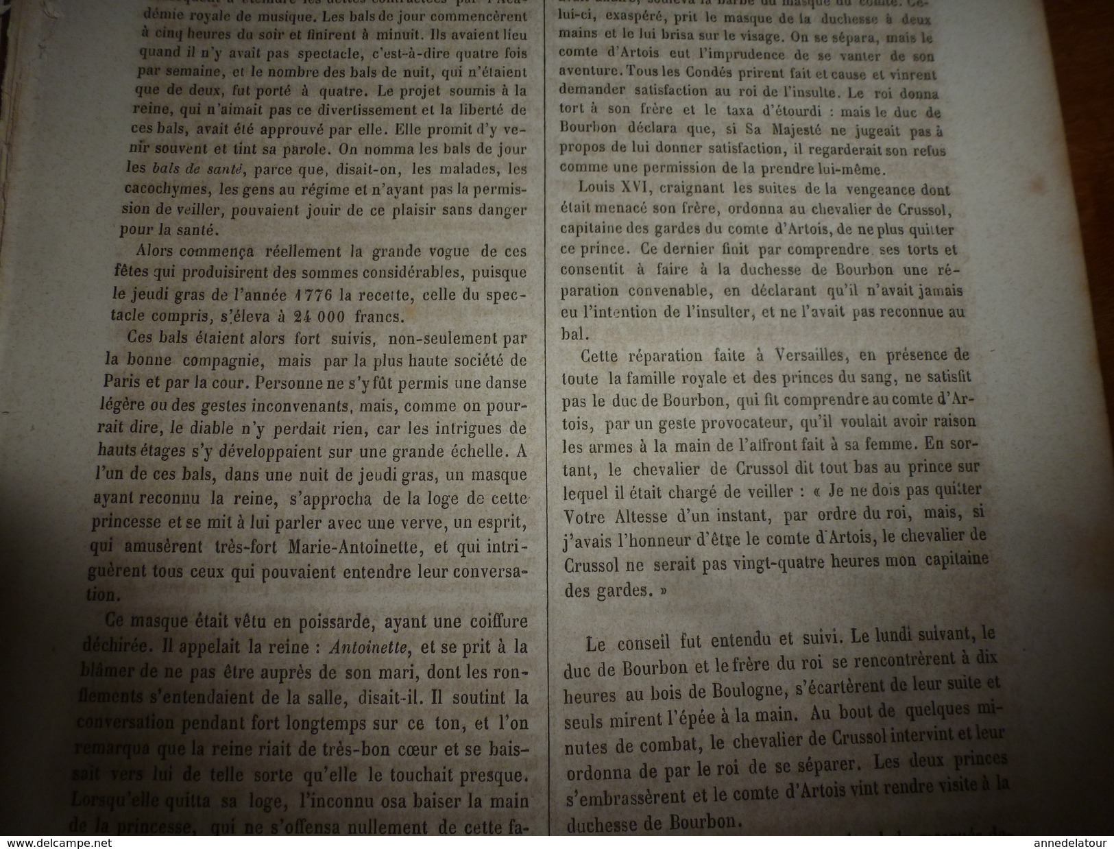 1864 Une ville israélite en Chine ; Pradier  le roi des jongleurs bâtonnistes ; Bals masqués de l'Opéra