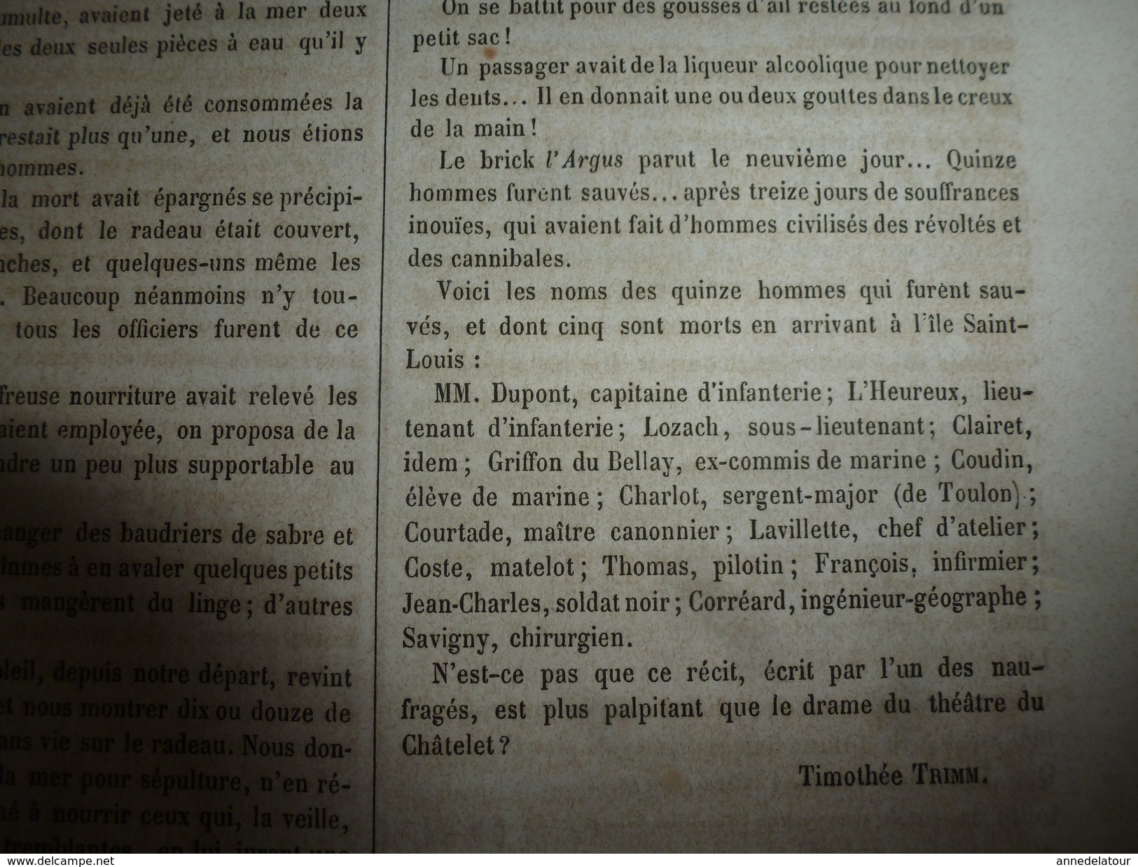 1864 Une ville israélite en Chine ; Pradier  le roi des jongleurs bâtonnistes ; Bals masqués de l'Opéra