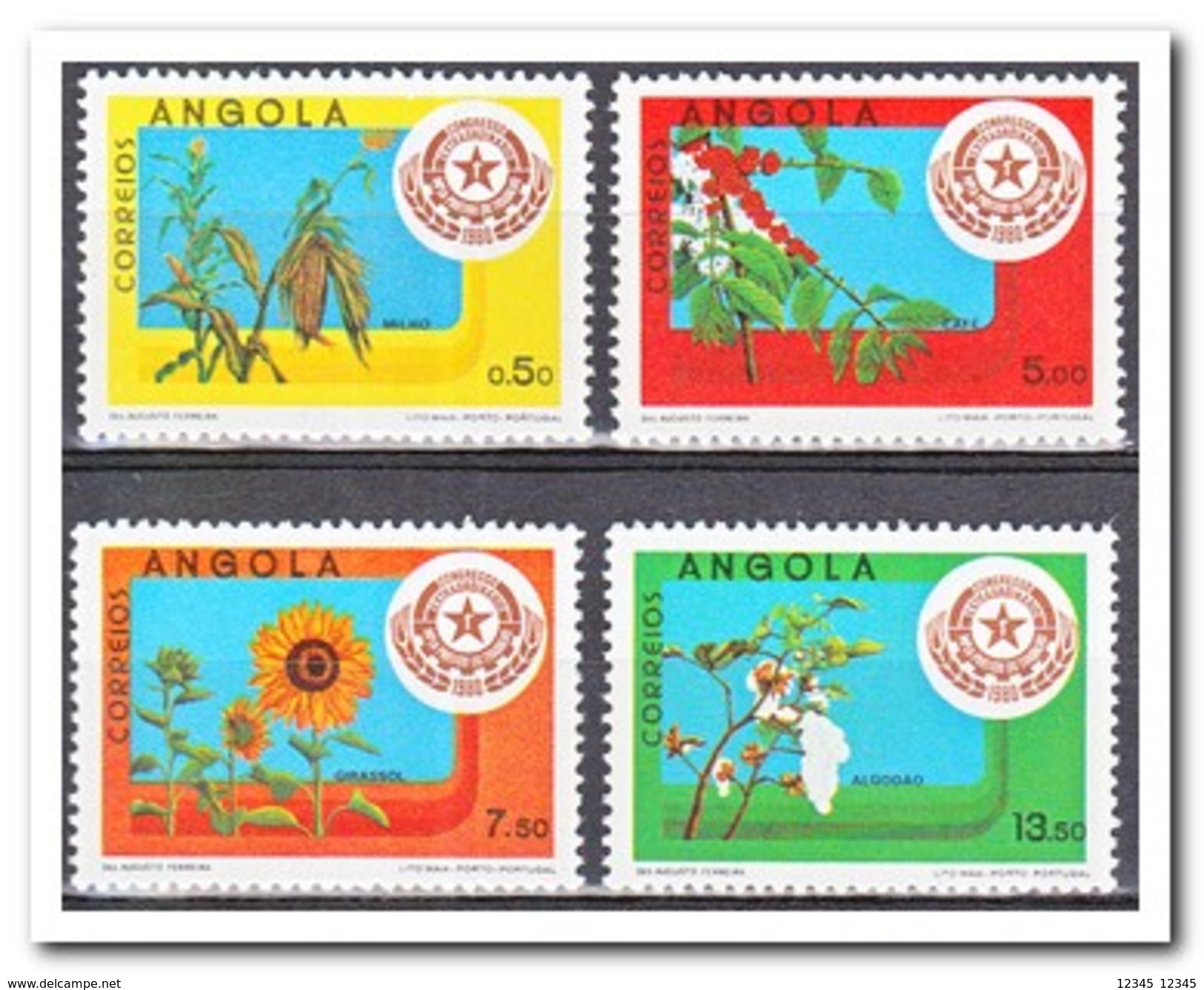 Angola 1980, Postfris MNH, Plants, Agriculture - Angola