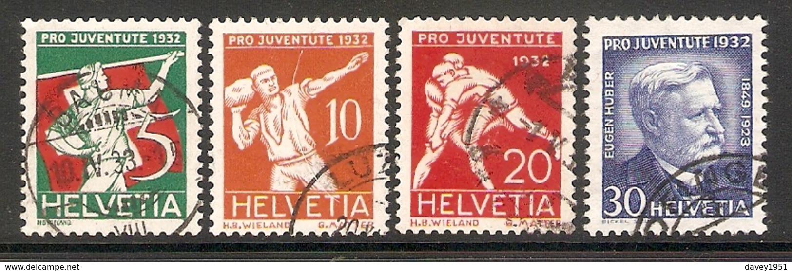 001049 Switzerland Pro Juventute 1932 Set FU - Used Stamps