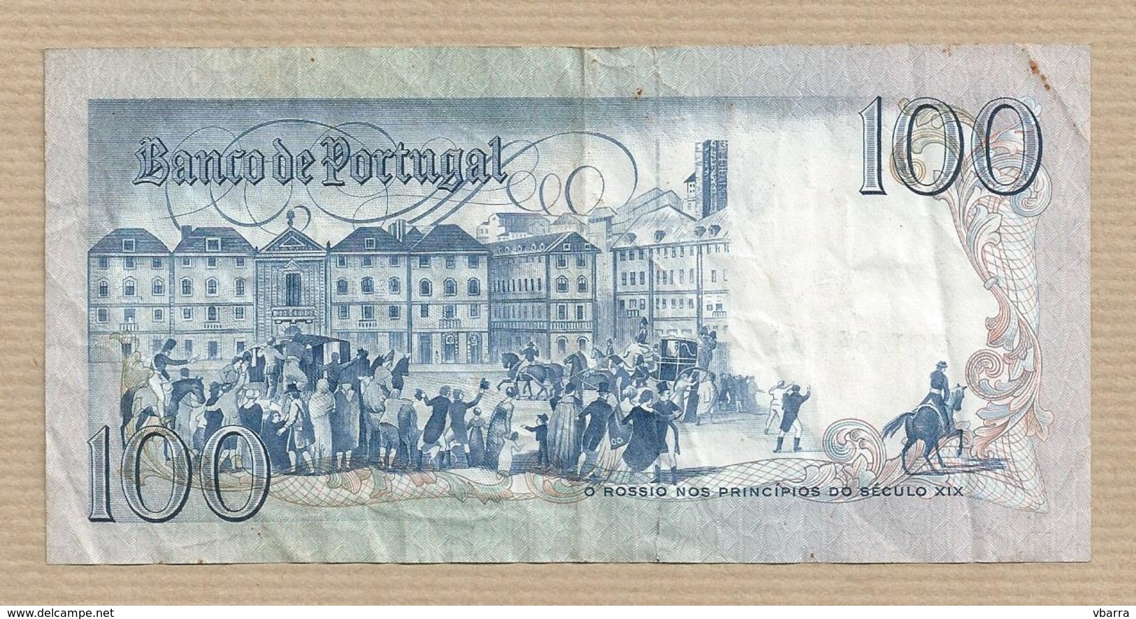 Bank Of Portugal - 100 Escudos Effigy: Bocage 1984 Banknote Billet De Banque Billete De Banco Nota De Banco - Portugal