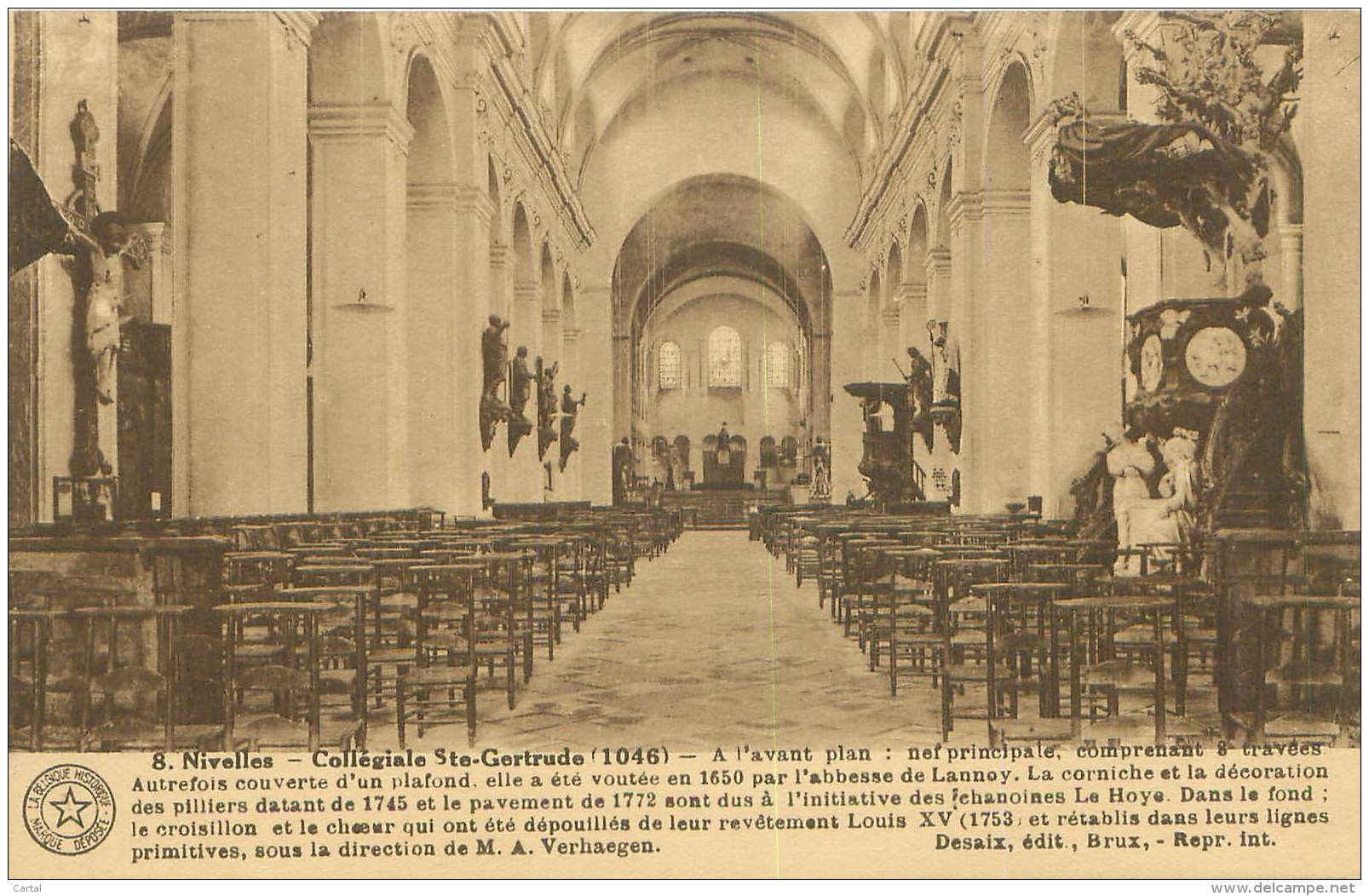 NIVELLES - Collégiale Ste-Gertrude (1046) - Nijvel