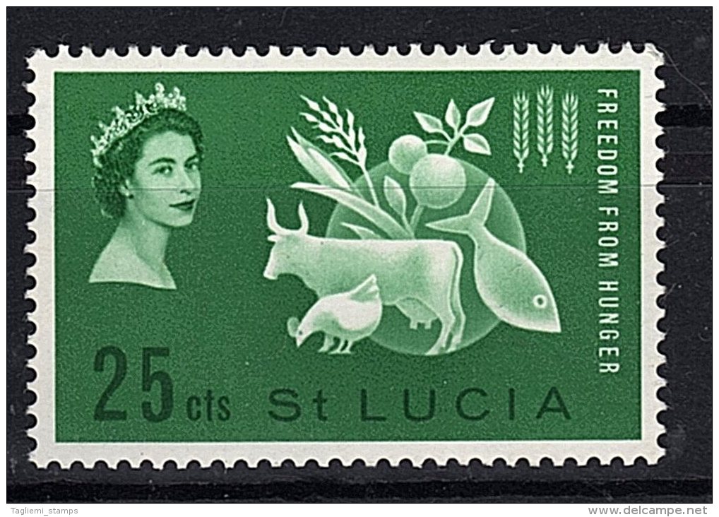 St Lucia, 1963, SG 194, Mint Hinged - St.Lucia (...-1978)