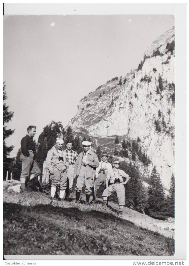 Switzerland Mountain Climbing Tourists 125 X 90 Mm - Climbing