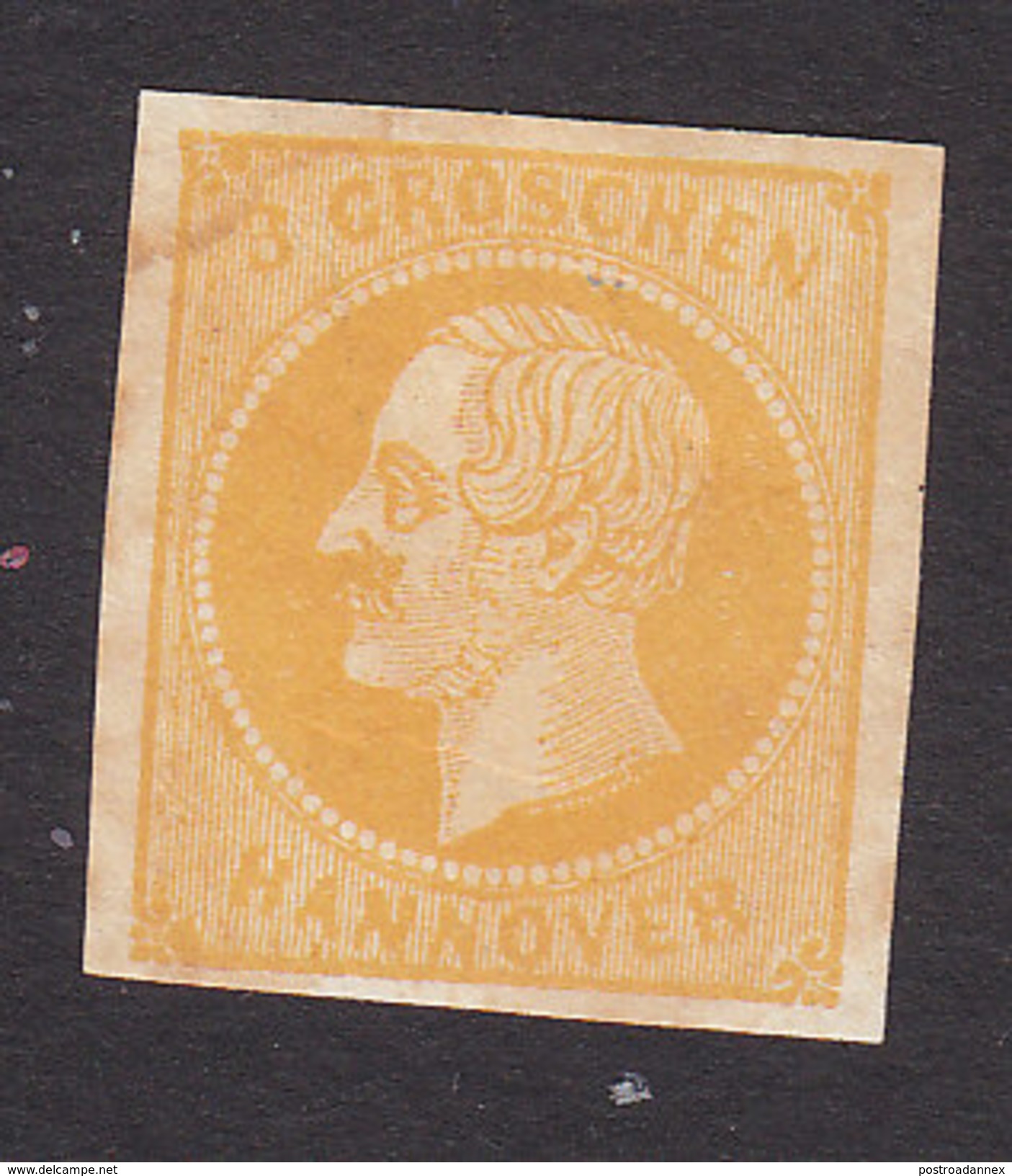 Hanover, Scott #22 Reprint?, Mint Hinged, King George V, Issued 1859 - Hanover