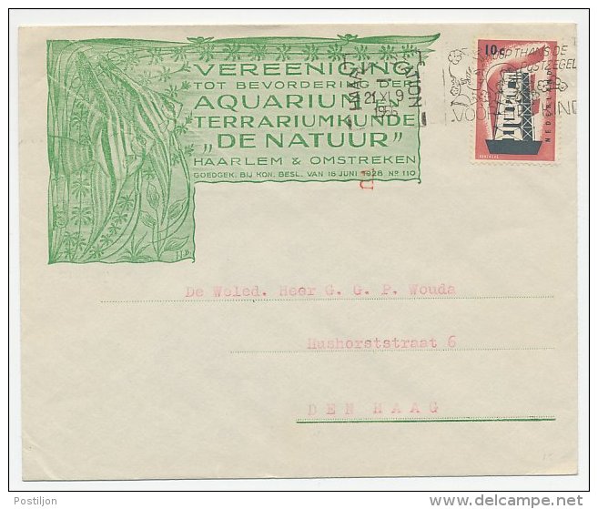 Firma Envelop Haarlem 1956 - Aquarium - Ohne Zuordnung